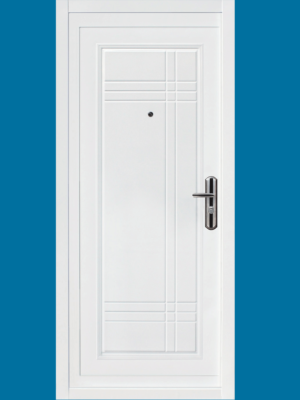 Bela ulazna blind vrata leva, model BM - 036 L900